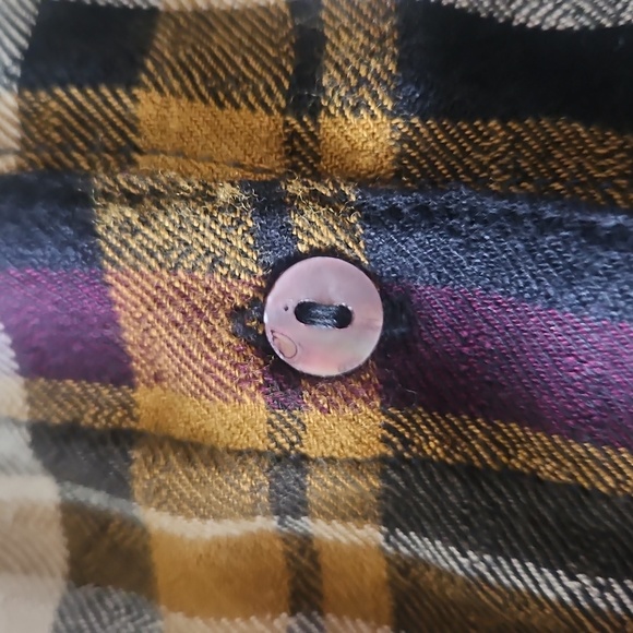 TitleNatural Life Plaid Flannel Shirt Dress – Women’s Large – New - Picture 8 of 9